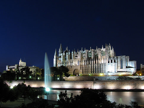 La Seu mit Fontäne Fotos