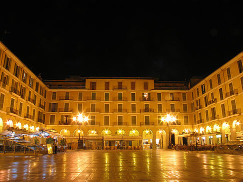 Foto Placa Mayor bei Nacht