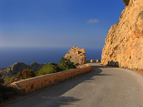 Straßen auf den Berg Foto 