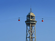 Foto Seilbahn über dem Hafen von Barcelona