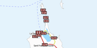 Es Pujols Stadtplan