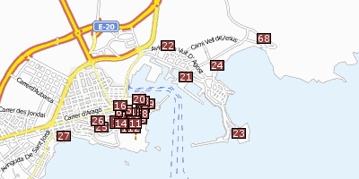 Stadtplan Sa Penya Ibiza